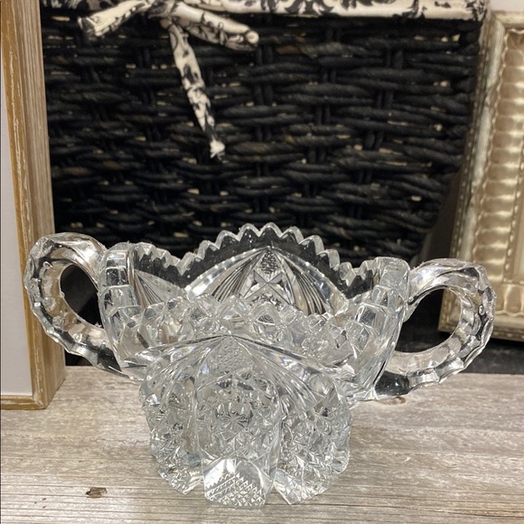 Imperial Glass Other - EAPG Imperial Glass Pressed Nu-Cut #526 Sugar Bowl!